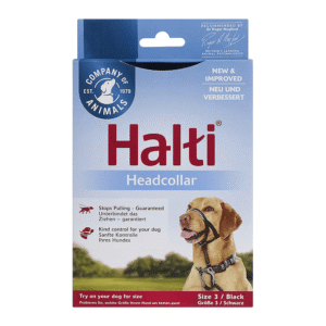 Halti headcollar no-pull dog training head harness package