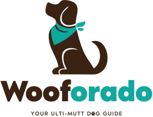 Wooforado logo, Denver dog guide partner
