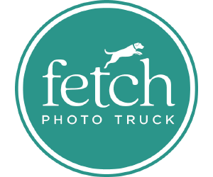 Fetch Photo Truck pet photography logo