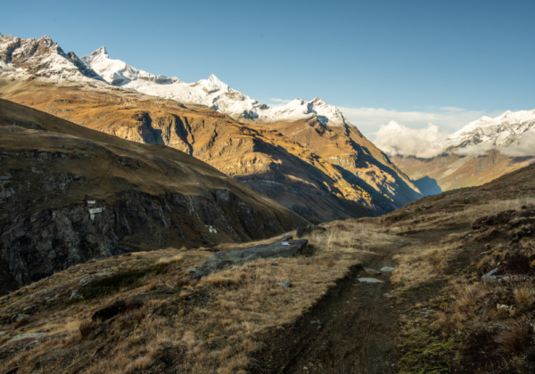 Alpine mountain trail
